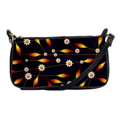 Flower Buds Floral Background Shoulder Clutch Bag by Pakrebo