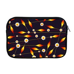 Flower Buds Floral Background Apple Macbook Pro 17  Zipper Case by Pakrebo