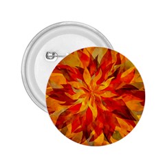 Flower Blossom Red Orange Abstract 2 25  Buttons by Pakrebo