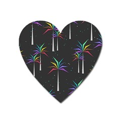 Background Flora Trees Palm Heart Magnet by Pakrebo