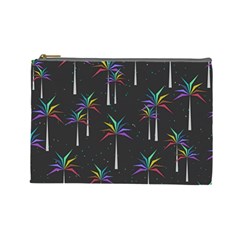 Background Flora Trees Palm Cosmetic Bag (large) by Pakrebo