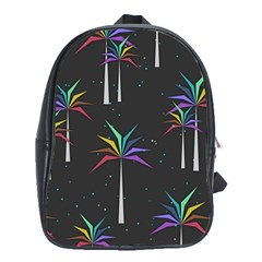 Background Flora Trees Palm School Bag (xl) by Pakrebo