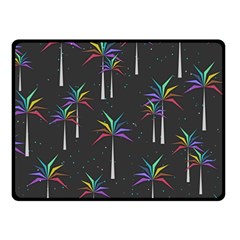 Background Flora Trees Palm Double Sided Fleece Blanket (small)  by Pakrebo