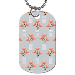 Pattern Non Seamless Floral Flowers Dog Tag (two Sides) by Pakrebo