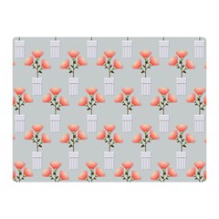 Pattern Non Seamless Floral Flowers Double Sided Flano Blanket (mini)  by Pakrebo