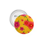 Background Flowers Floral Pattern 1.75  Buttons Front