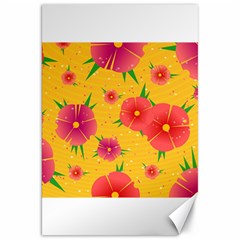 Background Flowers Floral Pattern Canvas 20  x 30 