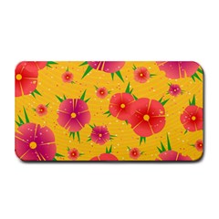 Background Flowers Floral Pattern Medium Bar Mats by Pakrebo