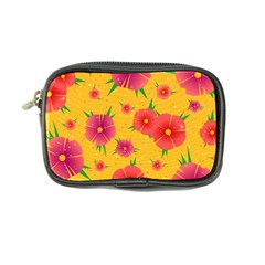 Background Flowers Floral Pattern Coin Purse