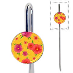 Background Flowers Floral Pattern Book Mark