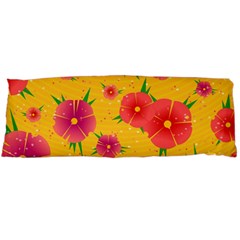 Background Flowers Floral Pattern Body Pillow Case (Dakimakura)