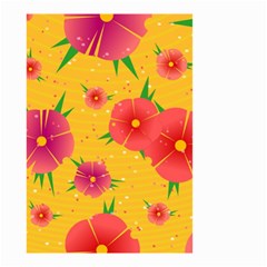 Background Flowers Floral Pattern Small Garden Flag (Two Sides)