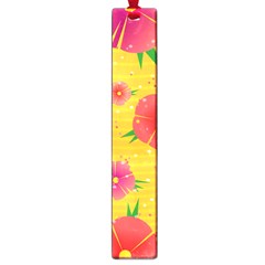 Background Flowers Floral Pattern Large Book Marks