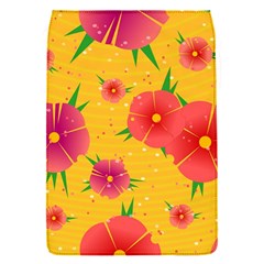 Background Flowers Floral Pattern Removable Flap Cover (S)