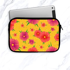 Background Flowers Floral Pattern Apple iPad Mini Zipper Cases