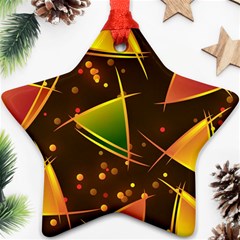 Background Non Seamless Pattern Star Ornament (two Sides) by Pakrebo