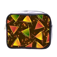 Background Non Seamless Pattern Mini Toiletries Bag (one Side)