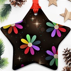 Illustrations Background Floral Flowers Ornament (star) by Pakrebo