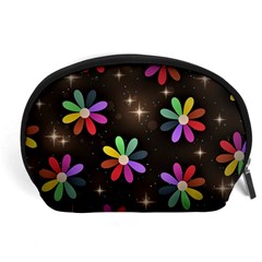 Illustrations Background Floral Flowers Accessory Pouch (large) by Pakrebo