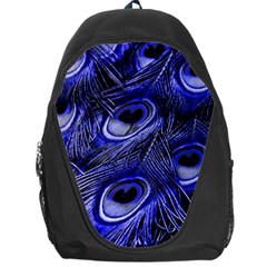 Peacock Feathers Color Plumage Backpack Bag by Pakrebo