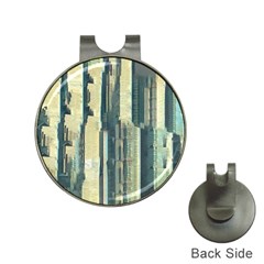 Texture Abstract Buildings Hat Clips With Golf Markers by Pakrebo