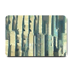 Texture Abstract Buildings Small Doormat  by Pakrebo