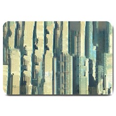 Texture Abstract Buildings Large Doormat  by Pakrebo