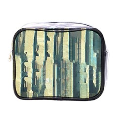 Texture Abstract Buildings Mini Toiletries Bag (one Side)