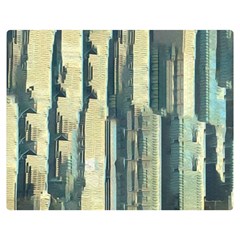 Texture Abstract Buildings Double Sided Flano Blanket (medium)  by Pakrebo