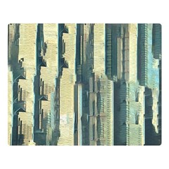 Texture Abstract Buildings Double Sided Flano Blanket (large)  by Pakrebo