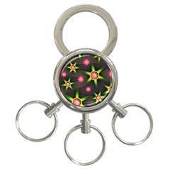 Non Seamless Pattern Background 3-ring Key Chains by Pakrebo