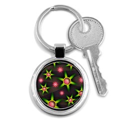 Non Seamless Pattern Background Key Chains (round)  by Pakrebo