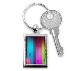 Abstract Background Colorful Key Chains (rectangle)  by Pakrebo