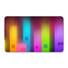 Abstract Background Colorful Magnet (rectangular) by Pakrebo