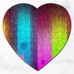 Abstract Background Colorful Jigsaw Puzzle (heart) by Pakrebo