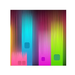 Abstract Background Colorful Small Satin Scarf (square) by Pakrebo