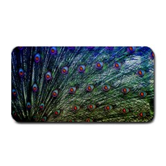 Peacock Feathers Colorful Feather Medium Bar Mats by Pakrebo