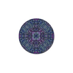 Pattern Fire Purple Repeating Golf Ball Marker (10 Pack) by Pakrebo