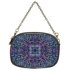 Pattern Fire Purple Repeating Chain Purse (one Side) by Pakrebo