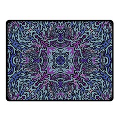 Pattern Fire Purple Repeating Fleece Blanket (small) by Pakrebo