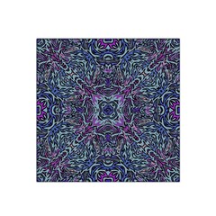 Pattern Fire Purple Repeating Satin Bandana Scarf by Pakrebo