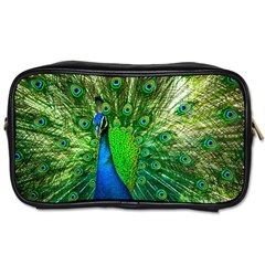 Peacock Peafowl Pattern Plumage Toiletries Bag (one Side) by Pakrebo