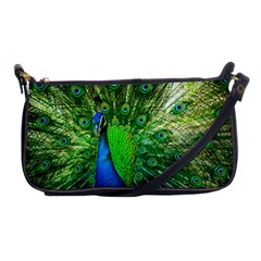 Peacock Peafowl Pattern Plumage Shoulder Clutch Bag by Pakrebo