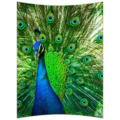 Peacock Peafowl Pattern Plumage Back Support Cushion by Pakrebo