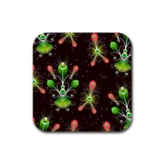 Background Non Seamless Pattern Rubber Coaster (square)  by Pakrebo