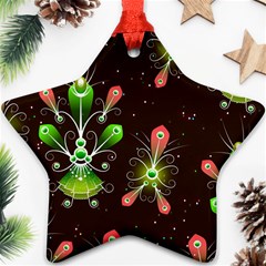 Background Non Seamless Pattern Star Ornament (two Sides) by Pakrebo