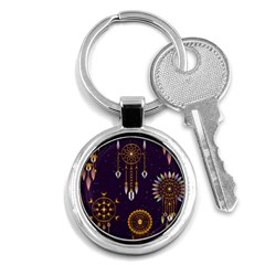 Background Non Seamless Pattern Key Chains (round)  by Pakrebo