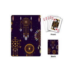 Background Non Seamless Pattern Playing Cards (mini) by Pakrebo