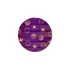 Background Purple Lines Decorative Golf Ball Marker (10 Pack) by Pakrebo