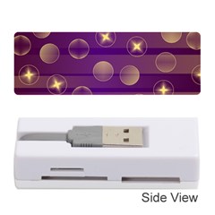 Background Purple Lines Decorative Memory Card Reader (stick) by Pakrebo